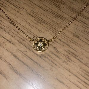 Gold bracha dainty star necklace